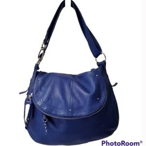 B MAKOWSKY Blue Messenger Bag